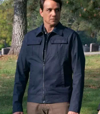 Cobra Kai Ralph Macchio Navy Blue Cotton Jacket
