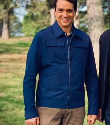 Cobra Kai Ralph Macchio Navy Blue Cotton Jacket