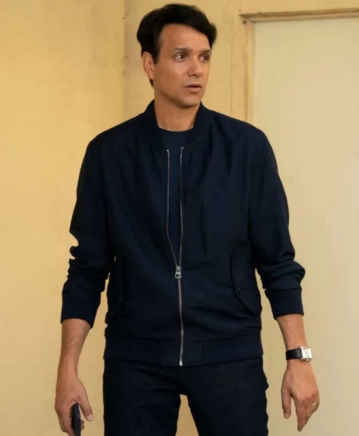 Cobra Kai S03 Daniel LaRusso Blue Bomber Jacket Cobra Kai S03 Daniel LaRusso Blue Bomber Jacket