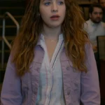 Cobra Kai S03 Samantha LaRusso Purple Denim Jacket