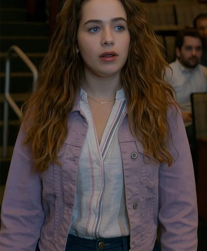 Cobra Kai S03 Samantha LaRusso Purple Denim Jacket Cobra Kai S03 Samantha LaRusso Purple Denim Jacket