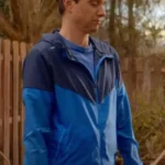 Cobra Kai S04 Daniel LaRusso Blue Hooded Track Jacket