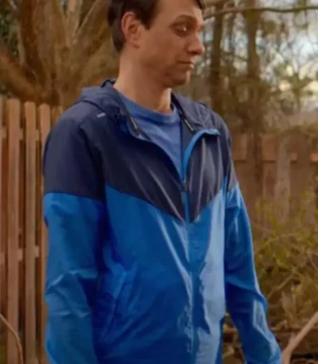 Cobra Kai S04 Daniel LaRusso Blue Hooded Track Jacket