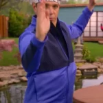 Cobra Kai S04 Daniel LaRusso Purple Track Jacket
