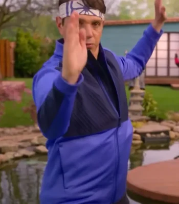 Cobra Kai S04 Daniel LaRusso Purple Track Jacket