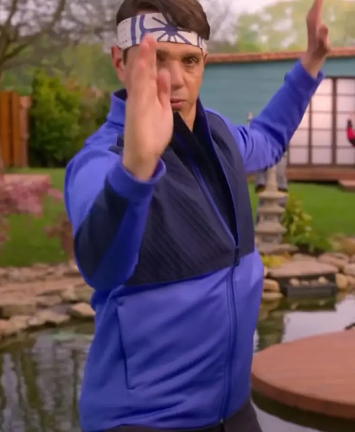 Cobra Kai S04 Daniel LaRusso Purple Track Jacket Cobra Kai S04 Daniel LaRusso Purple Track Jacket