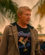 Cobra Kai S05 Johnny Lawrence Hooded Denim Jacket