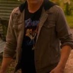 Cobra Kai S05 Johnny Lawrence Hooded Denim Jacket
