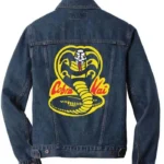 Cobra Kai Snake Logo Denim Jacket