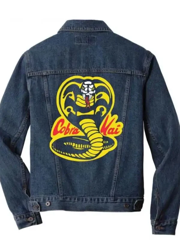 Cobra Kai Snake Logo Denim Jacket