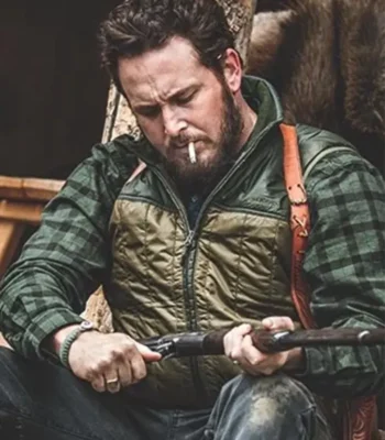 Cole Hauser Yellowstone Rip Wheeler Green Parachute Vest