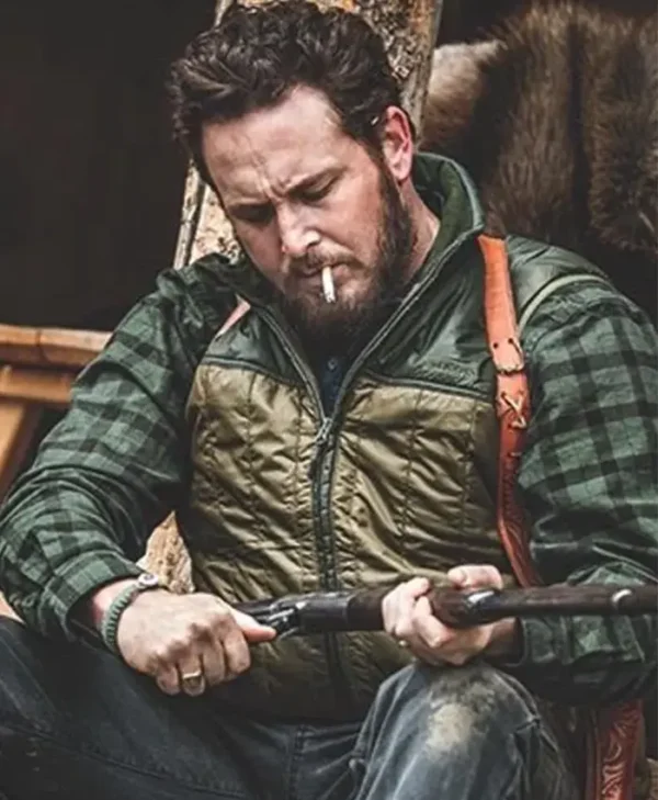 Cole Hauser Yellowstone Rip Wheeler Green Parachute Vest