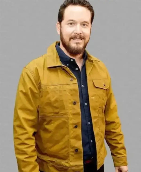 Cole Hauser Yellowstone Rip Wheeler Yellow Premiere Jacket