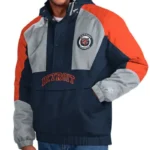 Cooperstown Detroit Tigers The Body Check Half-Zip Hooded Jacket