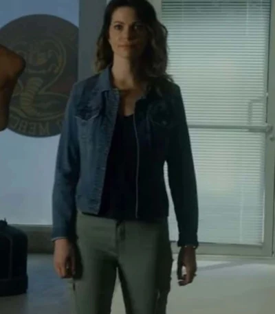 Courtney Henggeler Cobra Kai Amanda LaRusso Denim Jacket