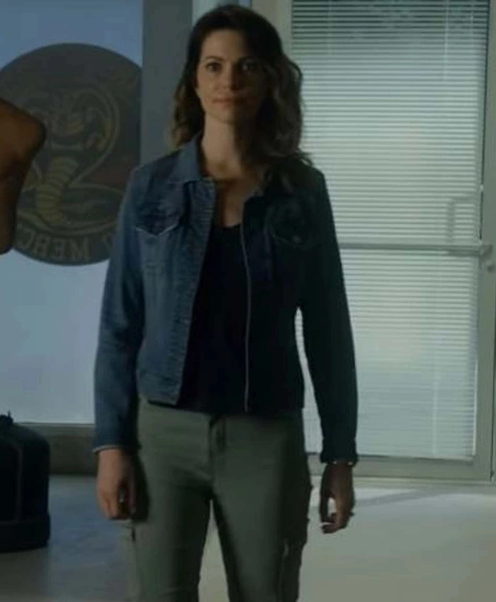 Courtney Henggeler Cobra Kai Amanda LaRusso Denim Jacket Courtney Henggeler Cobra Kai Amanda LaRusso Denim Jacket