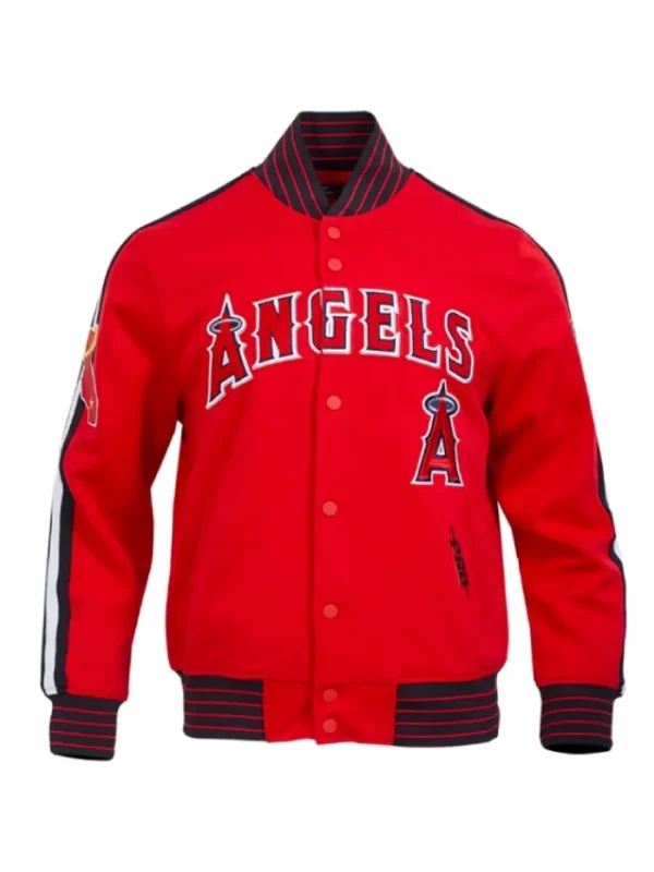 Current Logo LA Angels Game Day Red Jacket