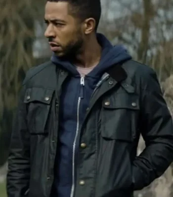 DI Jack Caffery Wolf Season 01 Black Jacket