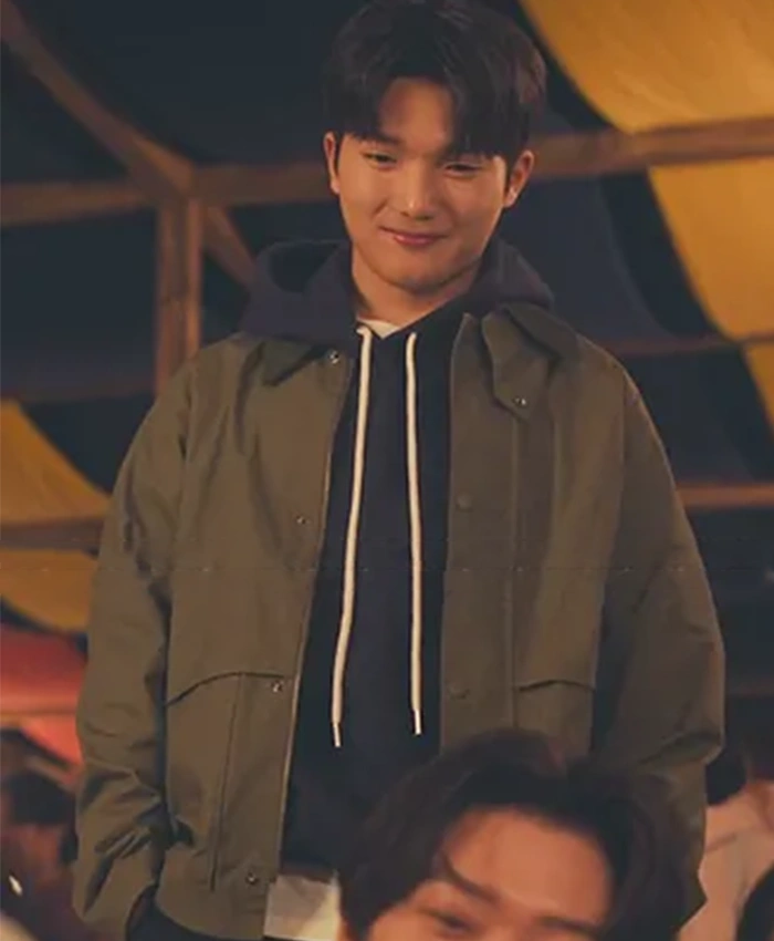 Dae XO Kitty S02 Green Cotton Jacket Dae XO Kitty S02 Green Cotton Jacket