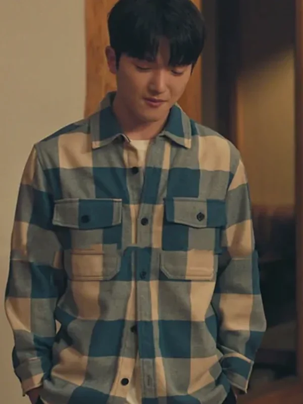 Dae XO Kitty S02 Blue Check Shirt