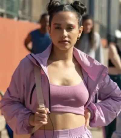 Daniela Through My Window Purple Cropped Jacket