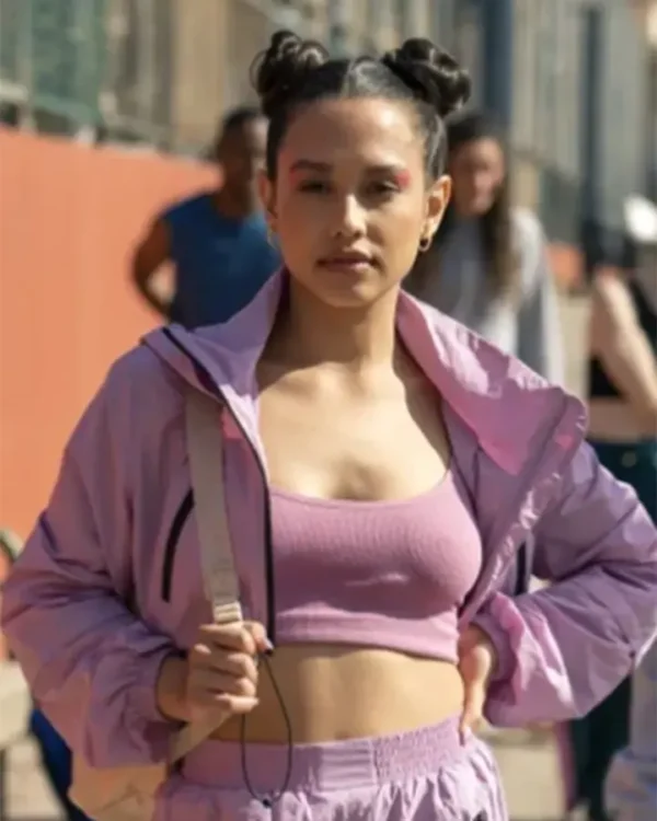 Daniela Through My Window Purple Cropped Jacket