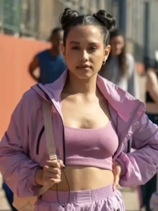 Daniela Through My Window Purple Cropped Jacket