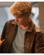 Danny Griffin Fate The Winx Saga Sky Brown Zip Up Jacket