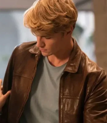 Danny Griffin Fate The Winx Saga Sky Brown Zip Up Jacket