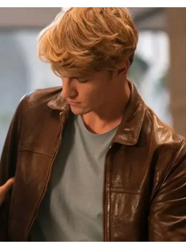 Danny Griffin Fate The Winx Saga Sky Brown Zip Up Jacket