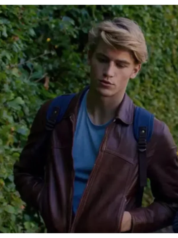 Danny Griffin Fate The Winx Saga Sky Brown Zip Up Jacket