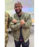 Dante Hall Dante Hall Kansas City Military Bomber Jacket