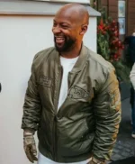 Dante Hall Dante Hall Kansas City Military Bomber Jacket