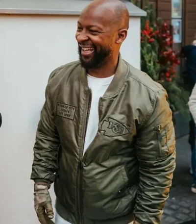 Dante Hall Dante Hall Kansas City Military Bomber Jacket