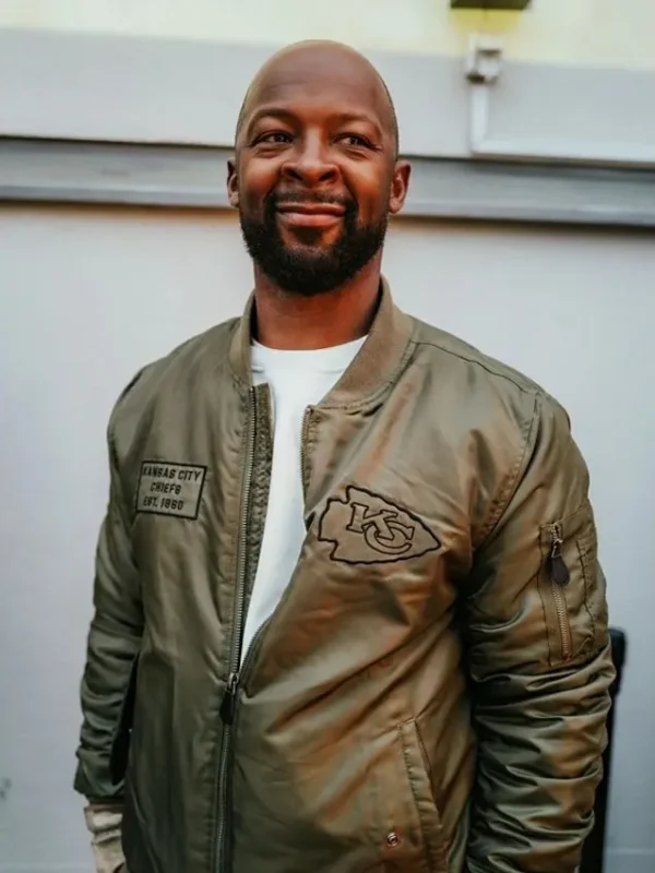 Dante Hall Dante Hall Kansas City Military Bomber Jacket