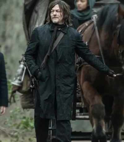 Daryl Dixon The Walking Dead Black Coat