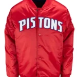 Detroit Pistons 20th Anniversary Red Jacket