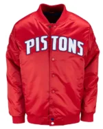 Detroit Pistons 20th Anniversary Red Jacket