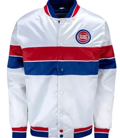 Detroit Pistons 35th Anniversary White Jacket
