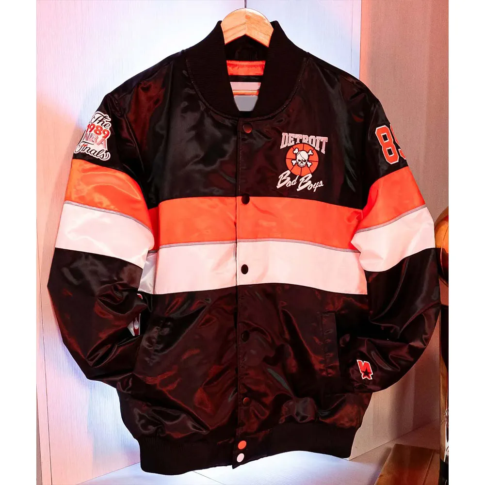 Detroit Pistons Bad Boys City Edition Jacket Detroit Pistons Bad Boys City Edition Jacket