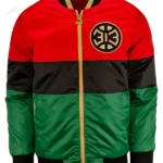 Detroit Pistons Black History Month Color Block Jacket