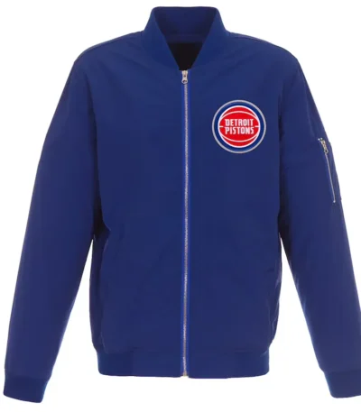 Detroit Pistons Bomber Lightweight Nylon Jacket