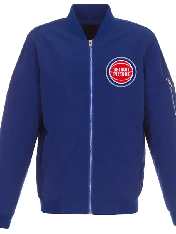 Detroit Pistons Bomber Lightweight Nylon Jacket