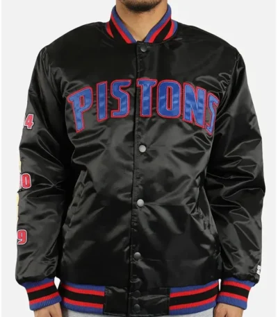Detroit Pistons Finals Satin Jacket