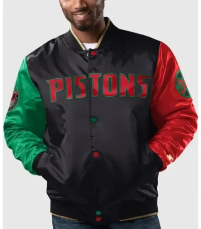 Ty Mopkins Detroit Pistons Black History Month Jacket