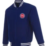 Detroit Pistons Varsity Royal Blue Wool Jacket