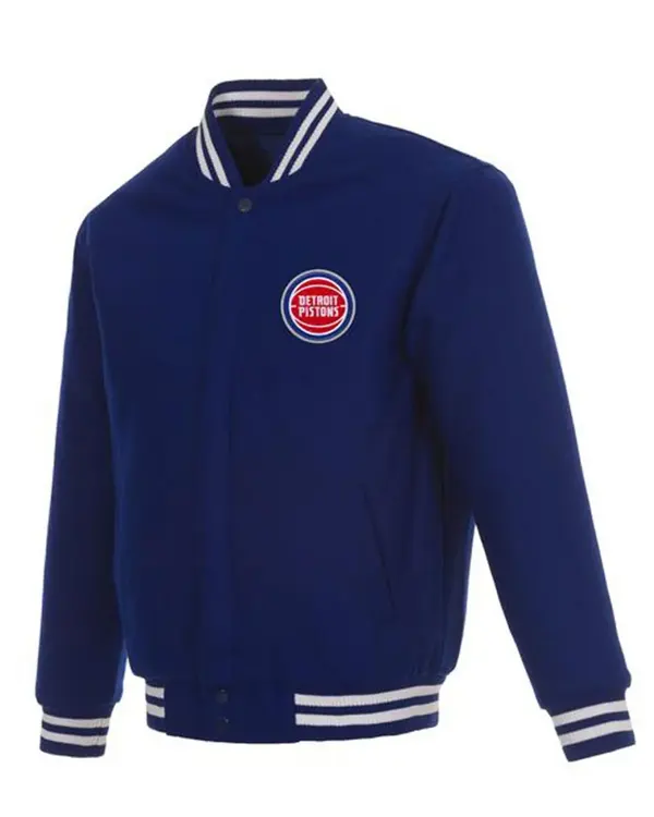 Detroit Pistons Varsity Royal Blue Wool Jacket Detroit Pistons Varsity Royal Blue Wool Jacket