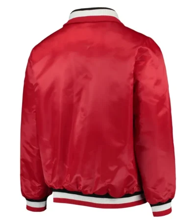 Detroit Red Wings Captain II Red Satin Jacket