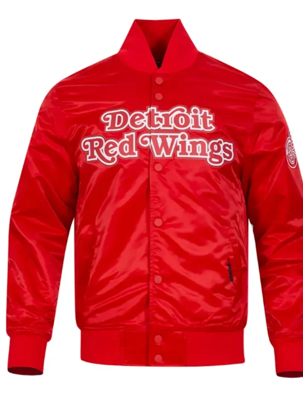 Detroit Red Wings Classic Satin Jacket