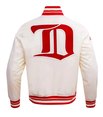 Detroit Red Wings Retro Classic Rib Satin Jacket